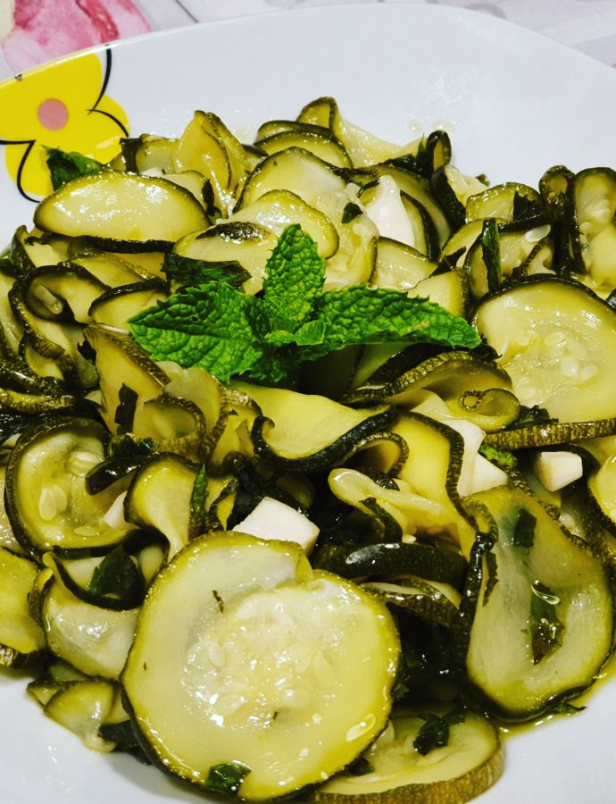 Un contorno gustoso – Zucchine alla scapece